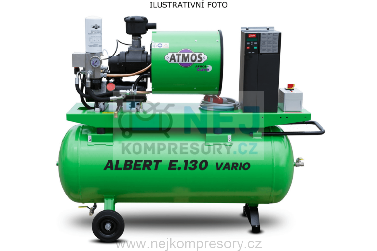 Šroubový kompresor ATMOS Albert E.130 Vario