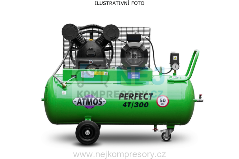 Pístový kompresor ATMOS Perfect 4T/300