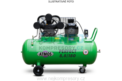 Obrázek Pístový kompresor ATMOS Perfect 5,5/150