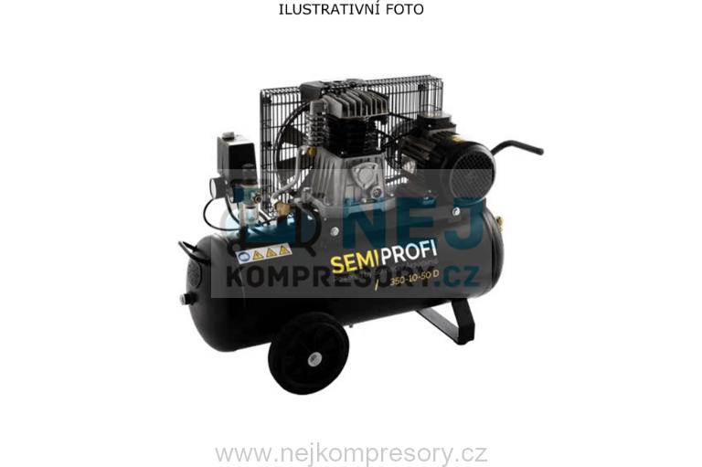 Pístový kompresor Schneider SEMI PROFI 350-10-50 D