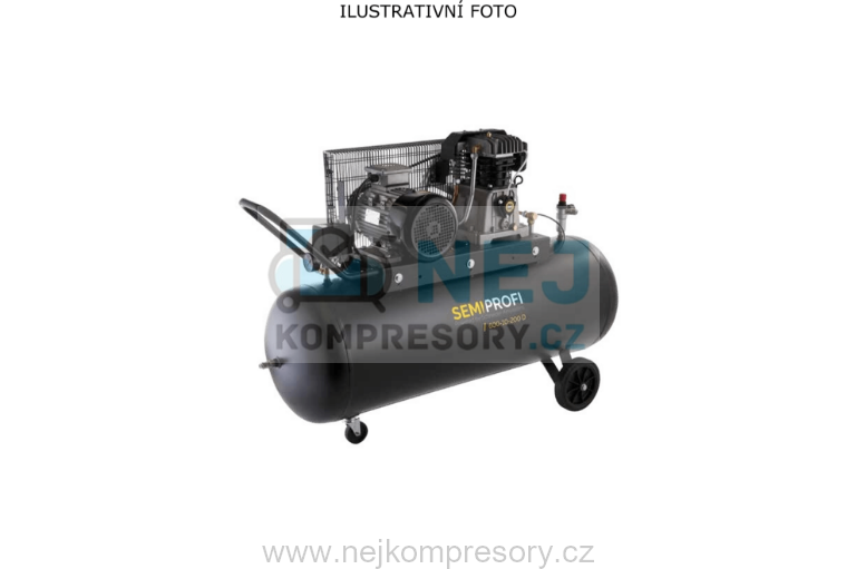 Obrázek Pístový kompresor Schneider SEMI PROFI 600-10-200 D
