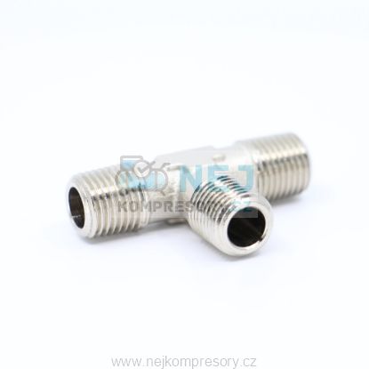 Obrázek T-kus poniklovaný A16 G 1/8"