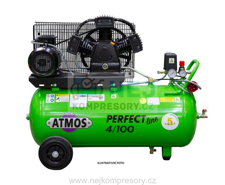 Pístový kompresor ATMOS Perfect Line PL 4/100