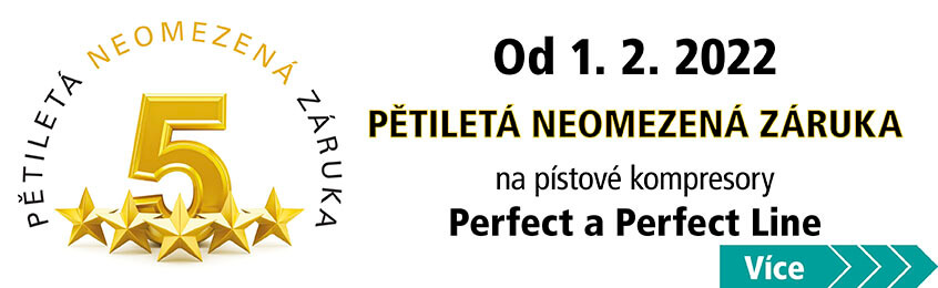 Záruční podmínky pístové kompresory ATMOS Perfect a Perfect Line