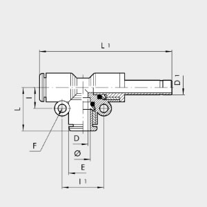 Rychlospojka T-kus RL49